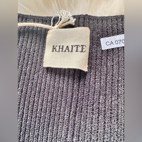 KHAITE Beth Long Sleeve Bustier Dress - Picture 8 of 14